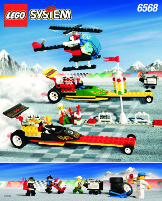 Notice / Instructions de Montage - LEGO - 6568 - Dragster Raceway: Page 1