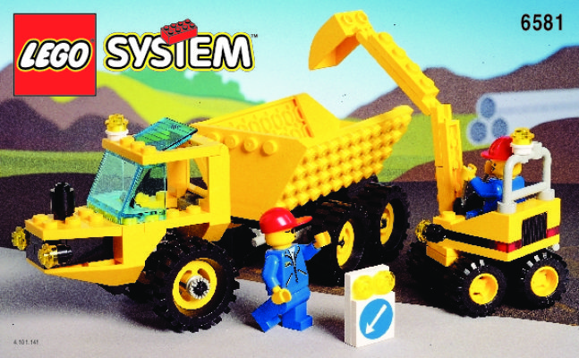 Notice / Instructions de Montage - LEGO - 6581 - DUMPER AND MINI DIGGER: Page 1