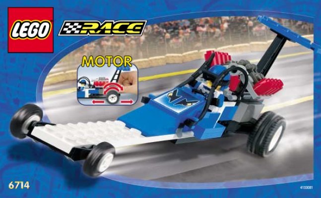 Notice / Instructions de Montage - LEGO - 6714 - Speed Dragster: Page 1