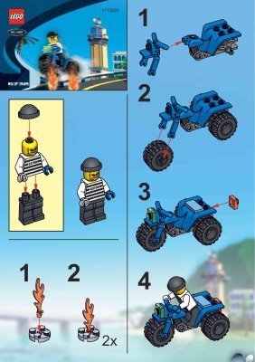 Notice / Instructions de Montage - LEGO - 6732 - Brickster's Trike: Page 1