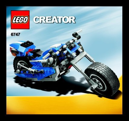 Notice / Instructions de Montage - LEGO - 6747 - Race Rider: Page 1