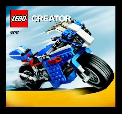 Notice / Instructions de Montage - LEGO - 6747 - Race Rider: Page 1