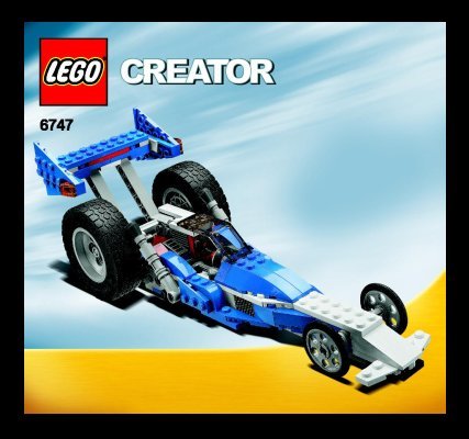 Notice / Instructions de Montage - LEGO - 6747 - Race Rider: Page 1