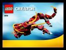 Notice / Instructions de Montage - LEGO - 6751 - Fiery Legend: Page 1