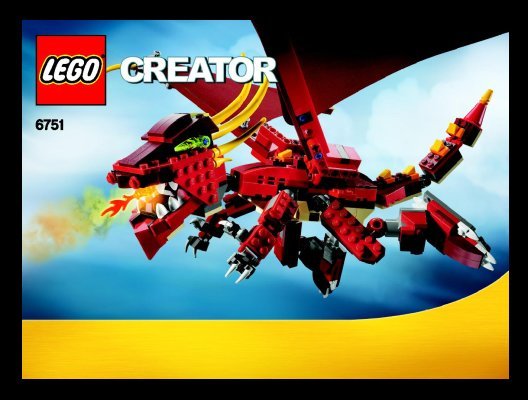 Notice / Instructions de Montage - LEGO - 6751 - Fiery Legend: Page 1