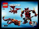 Notice / Instructions de Montage - LEGO - 6751 - Fiery Legend: Page 76