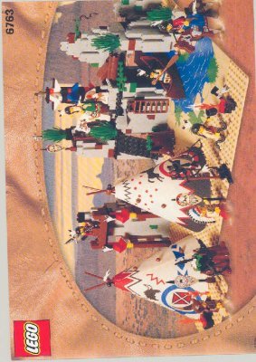 Notice / Instructions de Montage - LEGO - 6763 - LARGE INDIAN CAMP: Page 1