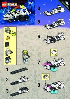 Notice / Instructions de Montage - LEGO - 6854 - GROUNDSCAN VEHICLE: Page 1