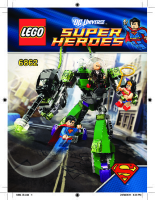 Notice / Instructions de Montage - LEGO - 6862 - Superman™ vs. Power Armor Lex: Page 1