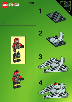 Notice / Instructions de Montage - LEGO - 6901 - SMALL DROID SPACE SHIP: Page 1