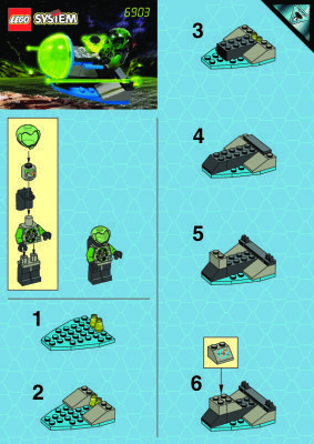 Notice / Instructions de Montage - LEGO - 6903 - Beetle Pod: Page 1