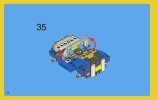 Notice / Instructions de Montage - LEGO - 6913 - Blue Roadster: Page 36