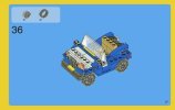 Notice / Instructions de Montage - LEGO - 6913 - Blue Roadster: Page 37