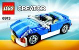 Notice / Instructions de Montage - LEGO - 6913 - Blue Roadster: Page 1