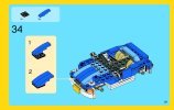 Notice / Instructions de Montage - LEGO - 6913 - Blue Roadster: Page 39