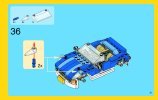 Notice / Instructions de Montage - LEGO - 6913 - Blue Roadster: Page 41