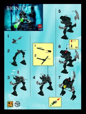 Notice / Instructions de Montage - LEGO - 6945 - Bad Guy 07: Page 1