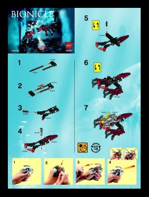 Notice / Instructions de Montage - LEGO - 6946 - Squid Launcher Function: Page 1