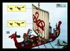 Notice / Instructions de Montage - LEGO - 7018 - Viking Ship challenges the Midgard Serpe: Page 49