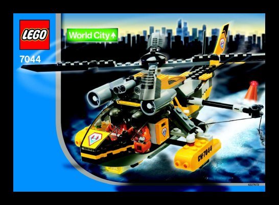 Notice / Instructions de Montage - LEGO - 7044 - Rescue Chopper: Page 1