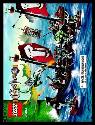 Notice / Instructions de Montage - LEGO - 7048 - Troll Warship: Page 1