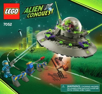 Notice / Instructions de Montage - LEGO - 7052 - UFO Abduction: Page 1