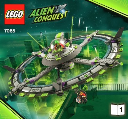 Notice / Instructions de Montage - LEGO - 7065 - Alien Mothership: Page 1