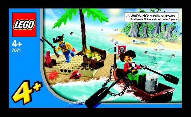 Notice / Instructions de Montage - LEGO - 7071 - Treasure Island: Page 1