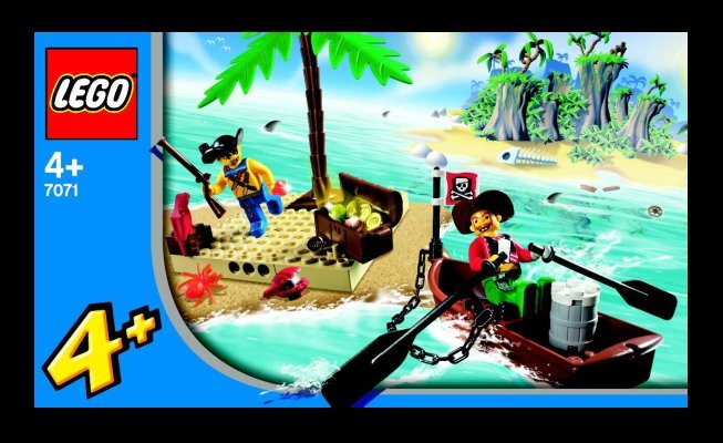 Notice / Instructions de Montage - LEGO - 7071 - Treasure Island: Page 1