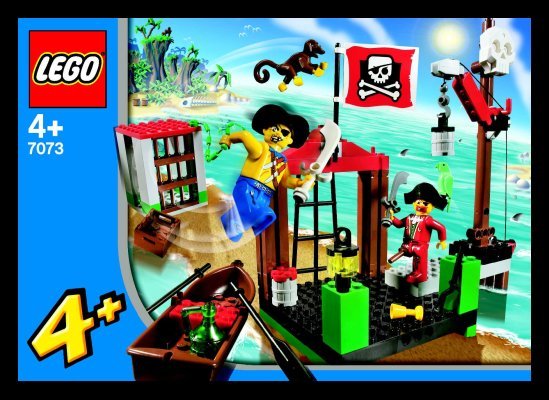 Notice / Instructions de Montage - LEGO - 7073 - Pirate Dock: Page 1