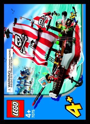 Notice / Instructions de Montage - LEGO - 7075 - Captain Redbeard's Pirate Ship: Page 1