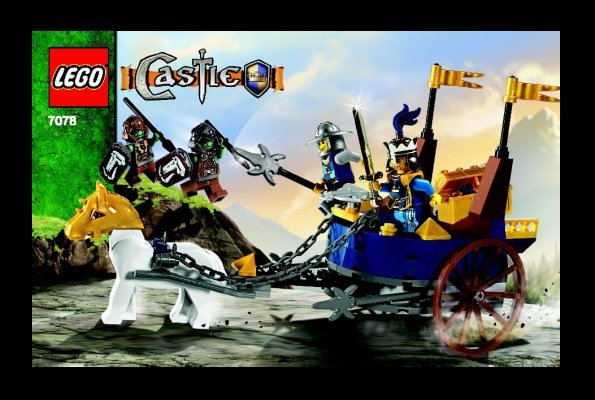 Notice / Instructions de Montage - LEGO - 7078 - King's Battle Chariot: Page 1