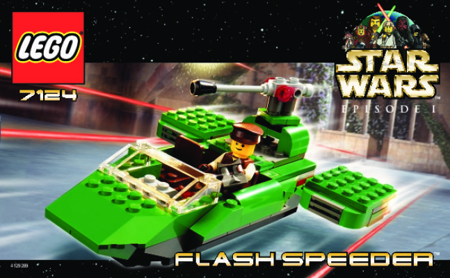 Notice / Instructions de Montage - LEGO - 7124 - Flash Speeder™: Page 1