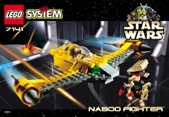 Notice / Instructions de Montage - LEGO - 7141 - Naboo Fighter™: Page 1