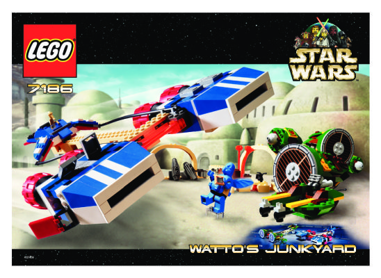 Notice / Instructions de Montage - LEGO - 7186 - Watto's Junkyard: Page 1