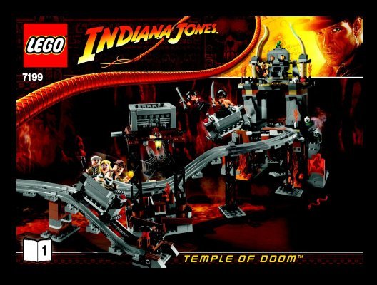 Notice / Instructions de Montage - LEGO - 7199 - The Temple of Doom™: Page 1