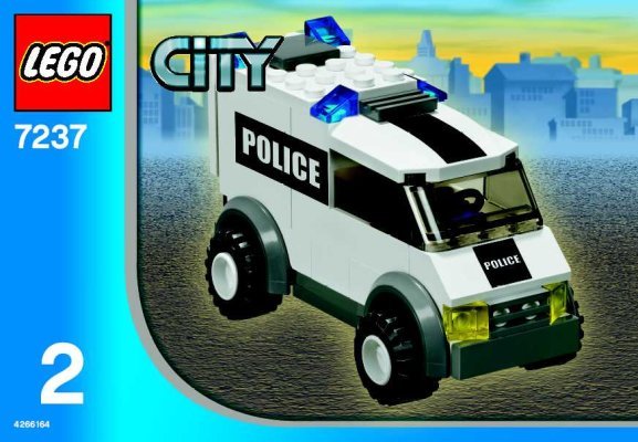 Notice / Instructions de Montage - LEGO - 7237 - Police Station: Page 1