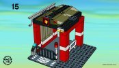 Notice / Instructions de Montage - LEGO - 7240 - Fire Station: Page 16