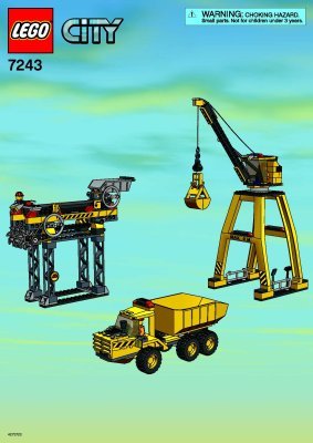 Notice / Instructions de Montage - LEGO - 7243 - Construction Site: Page 1