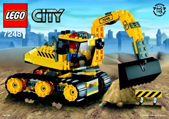 Notice / Instructions de Montage - LEGO - 7248 - Digger: Page 1