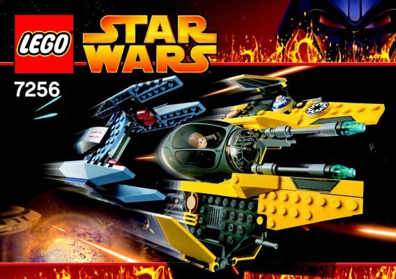 Notice / Instructions de Montage - LEGO - 7256 - Jedi Starfighter™ & Vulture Droid™: Page 1