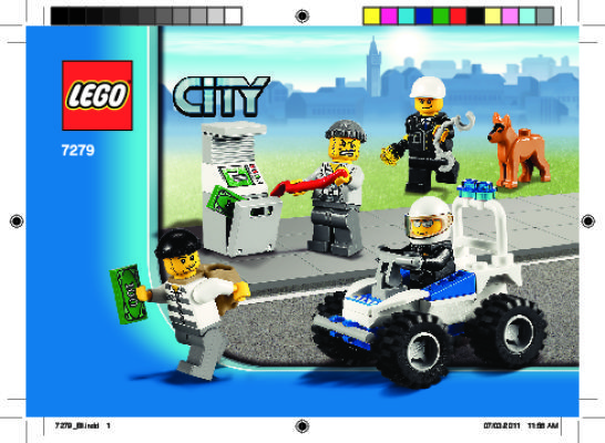 Notice / Instructions de Montage - LEGO - 7279 - Police Minifigure Collection: Page 1