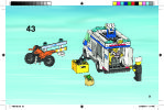 Notice / Instructions de Montage - LEGO - 7286 - Prisoner Transport: Page 51