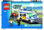 Notice / Instructions de Montage - LEGO - 7286 - Prisoner Transport: Page 1