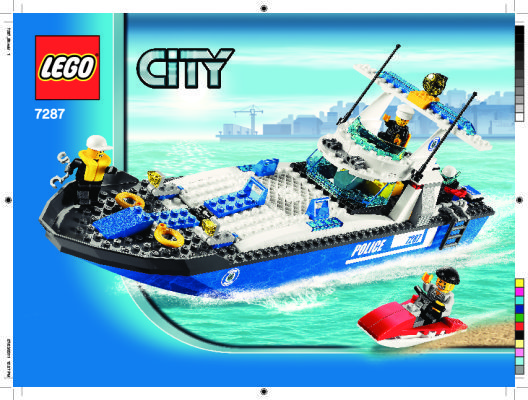 Notice / Instructions de Montage - LEGO - 7287 - Police Boat: Page 1