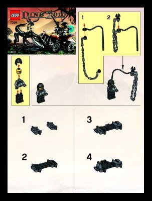 Notice / Instructions de Montage - LEGO - 7294 - Dino Tracker ATV: Page 1