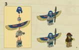 Notice / Instructions de Montage - LEGO - 7307 - Flying Mummy Attack: Page 3