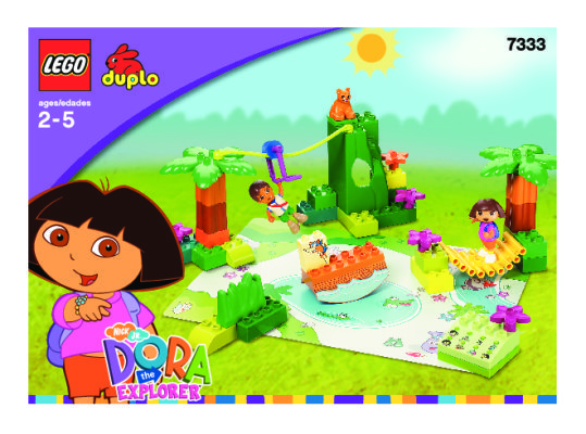 Notice / Instructions de Montage - LEGO - 7333 - Dora and Diego's Animal Adventure: Page 1