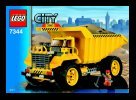 Notice / Instructions de Montage - LEGO - 7344 - Dump Truck: Page 1