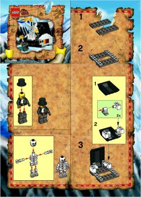 Notice / Instructions de Montage - LEGO - 7409 - Secret of the Tomb: Page 1